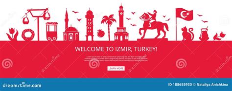 Izmir Turkey City Map In Retro Style Outline Map Vector Illustration