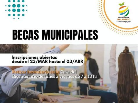 Becas Municipales Malabrigonoticias Ar