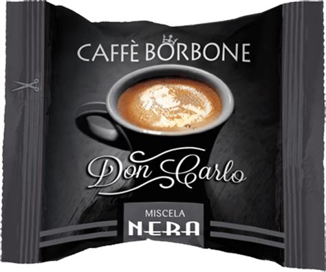 Capsule Don Carlo Borbone Nera Compatibili Lavazza A Modo Mio