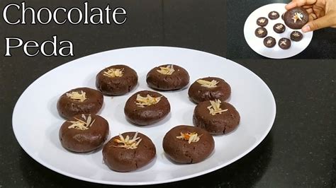 Chocolate Peda Raksha Bandhan Special Recipe Instant Chocolate Peda