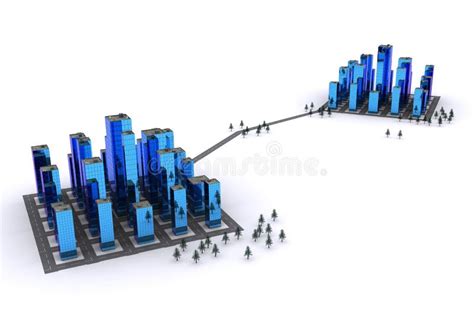 Megacity stock illustration. Illustration of business - 13235320