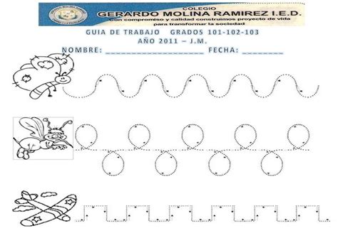 Fichas Para Trabajar El Trazo Ondulado Actividades Infantil