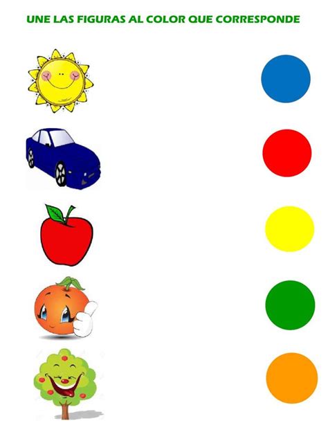 Colores Online Worksheet For 1 Nivel Actividades Del Color Actividades De Aprendizaje Para