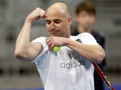 Bald Celebs: Andre Agassi - American - Tennis Player