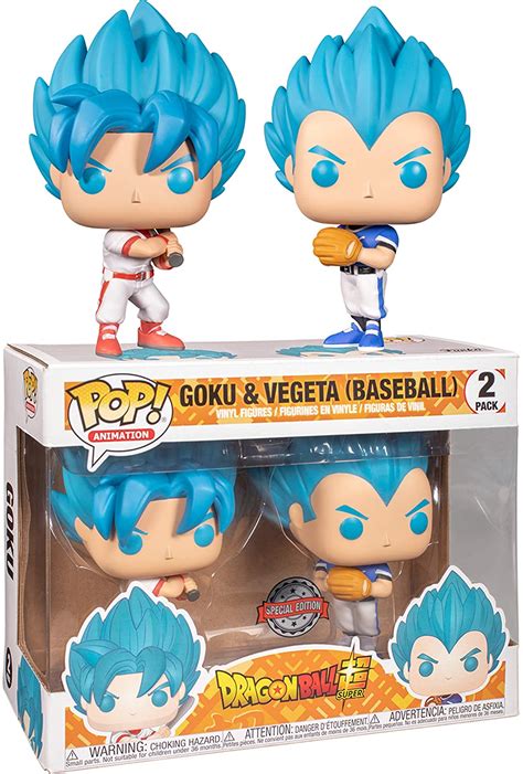 Pop Animation Dragon Ball Super Pack Goku And Vegeta Baseball Ex Universo Funko Planeta De