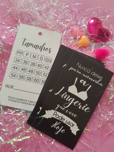 Tag De Lingerie Elo Produtos Especiais