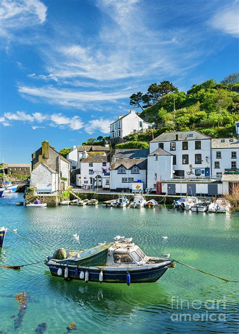 The Fishing Village Of Polperro Cornwall Photograph By Justin Foulkes