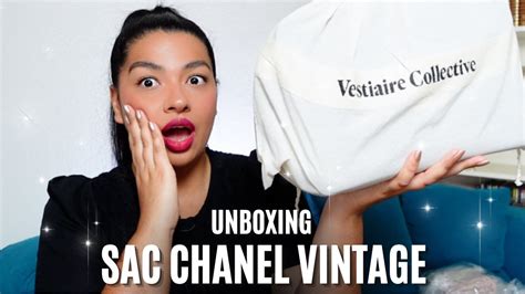 Vestiaire Collective Unboxing Sac Chanel Camera Mademoiselle Vintage