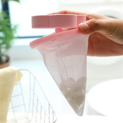 Ecoplanet Cod Home Floating Lint Hair Catcher Mesh Pouch Washing