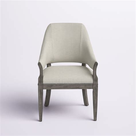 Laurel Foundry Modern Farmhouse Kaila Solid Back Arm Chair Wayfair