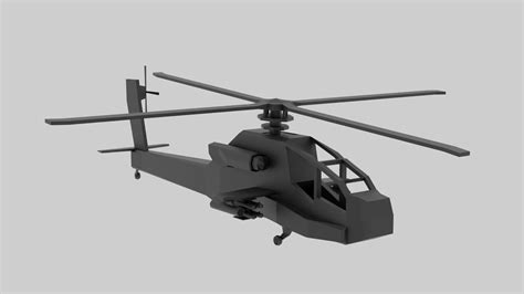 3D model helicopter apache - TurboSquid 1686457