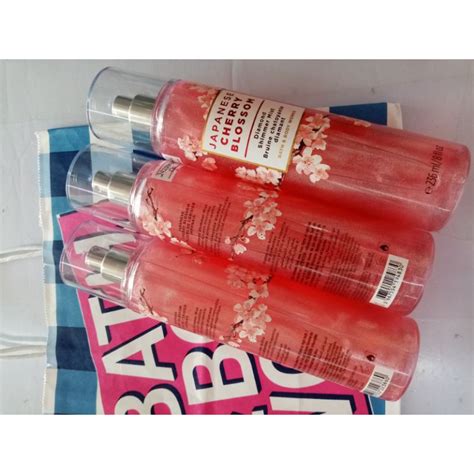 Bbw Japanese Cherry Blossom Diamond Shimmer Body Mist Ml Shopee