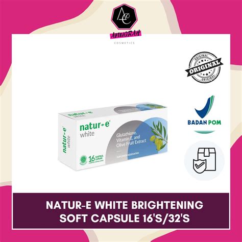 Jual Natur E White Brightening Soft Capsule 16 S 32 S Shopee Indonesia