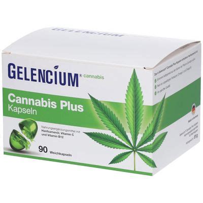 Gelencium Cannabis Plus Kapseln Mit Vitamin B St Shop Apotheke