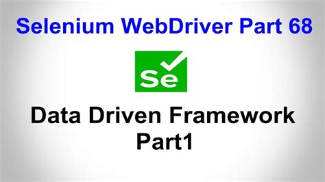 Selenium Webdriver Part Data Driven Framework In Selenium