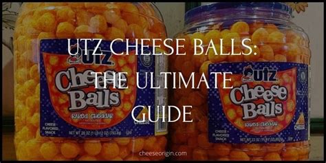 What are Utz Cheese Balls? Exploring Their Unique Taste and Popularity