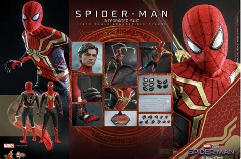 Hot Toys Spider Man No Way Home Integrated Suit Deluxe Version 1 6 Th Scale Hobbies Toys