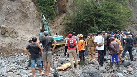 Kronologi Longsor Di Karangasem Telan Korban Jiwa 2 Orang Berhasil