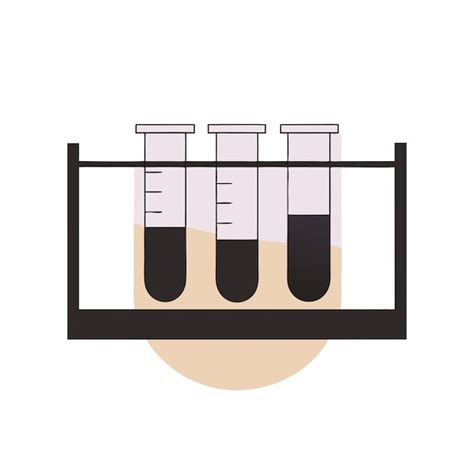 Premium Vector A Test Tube Icon Vector Illustration