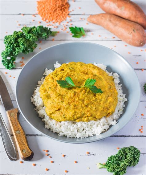 Coconut Curry Lentil Dhal Vegan Gluten Free Blooming Nolwenn