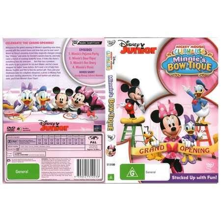 Mickey Mouse Clubhouse Minnie S Bow Tique Dvd Big W