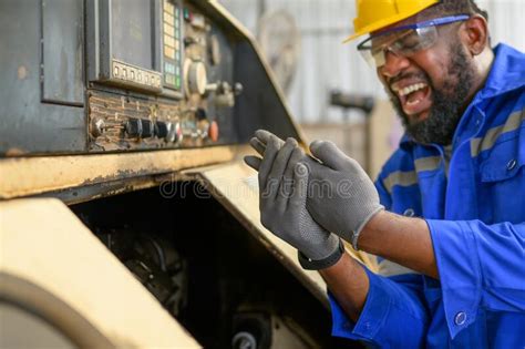 Engineer Worker with Accident at Factory Stock Photo - Image of ...