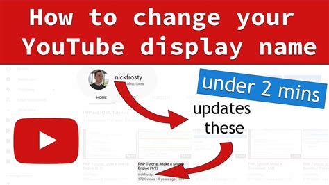 How To Change Name In Youtube Zeru