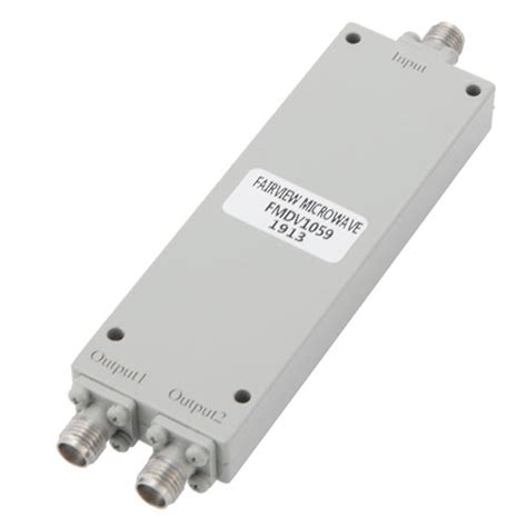 2 Way Power Divider 292mm Interface From 1 Ghz To 40 Ghz Rated At 20 Watts