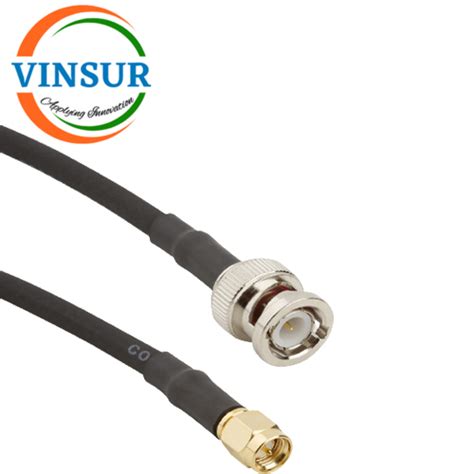 Bnc Straight Male To Sma Straight Male Lmr Cable Assembly M