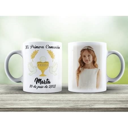 Taza Primera Comuni N Personalizable