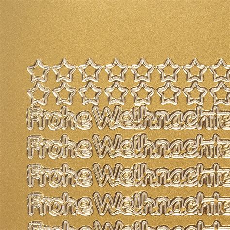 Sticker Schrift Frohe Weihnachten Gold Weihnachts Sticker