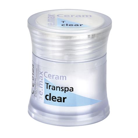 IPS e max Ceram transpa clear 20g Mánafoss