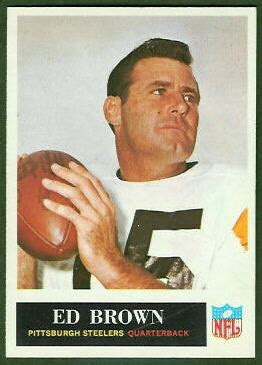 1965 Philadelphia Football Card 145 Ed Brown