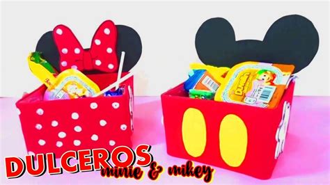 Botes Dulceros De Mickey Mouse