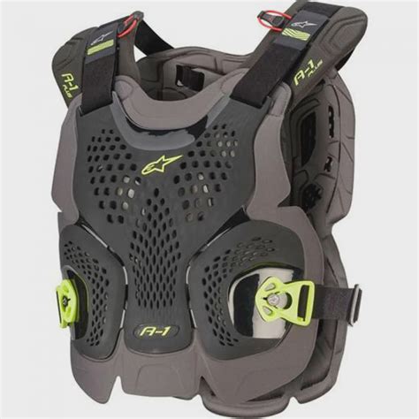 Colete Alpinestars A1 Plus Chest Preto E Amarelo No Shoptime