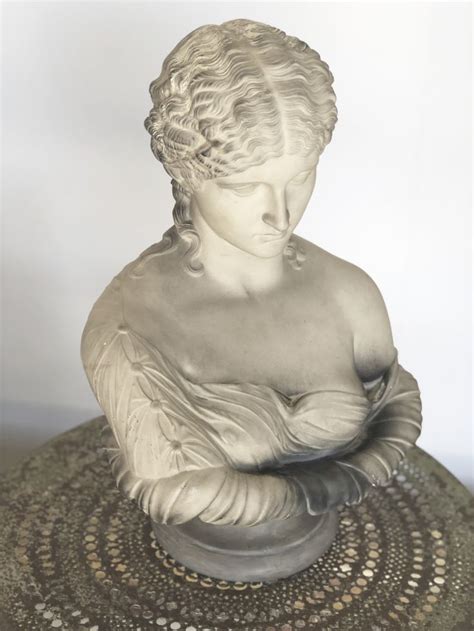 Th C Plaster Bust Of Clytie The Greek Goddess Of Water Nymphs