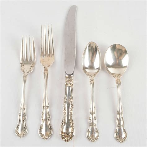 Wallace "Old Atlanta" Sterling Silver Flatware Set | EBTH