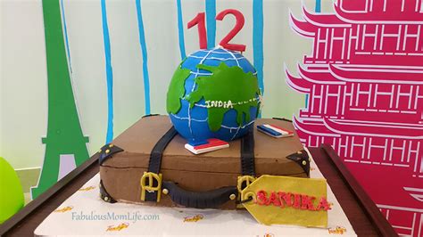 Around The World Birthday Cake Fabulous Mom Life