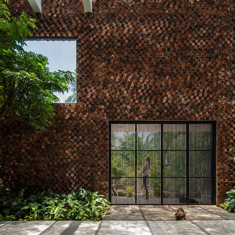 Vo Trong Nghia Architects Wraps Bat Trang House In Ceramic Bricks