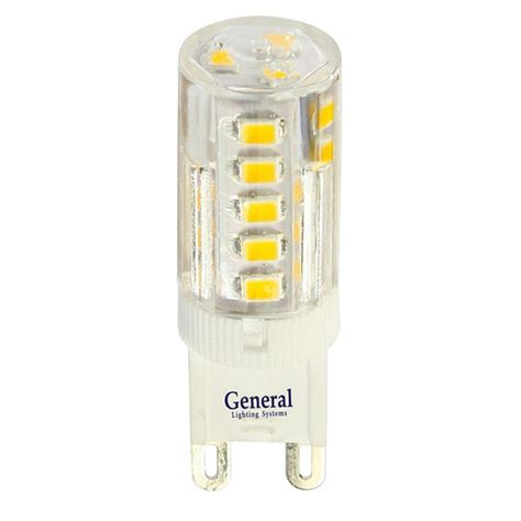 Светодиодная Лампочка General G9 Капсула 320 Лм 6500 К - купить в ...