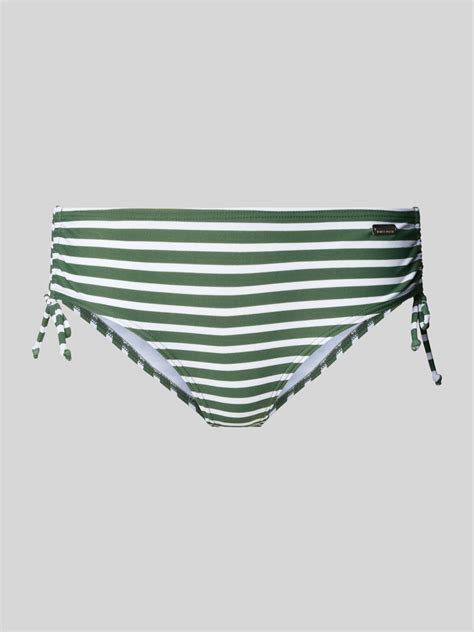 Venice Beach Bikini Hose Mit Schleifen Details Modell Summer Oliv