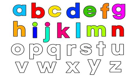 Abcdefghijklmnopqrstuvwxyz All Alphabet Drawing And Coloring For Beginner Youtube