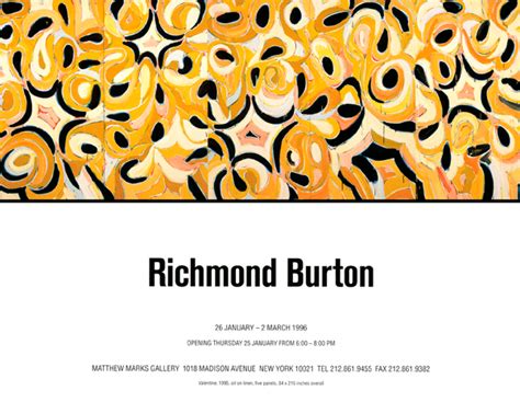 RICHMOND BURTON Matthew Marks Gallery