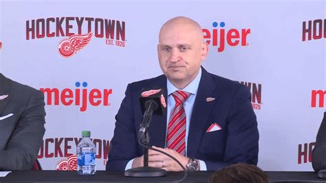 A Dream Come True Red Wings Introduce New Head Coach