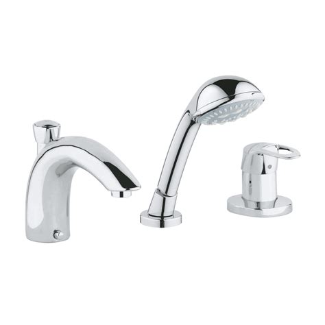 Chiara Three Hole Single Lever Bath Combination Grohe