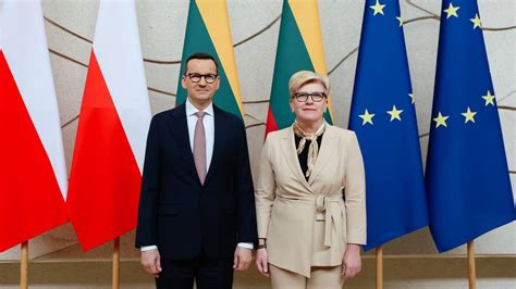 Relacje polsko litewskie lepsze niż kiedykolwiek Premier Morawiecki