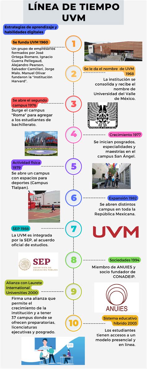 Linea De Tiempo Uvm Estrategias De Aprendizaje Y Habilidades