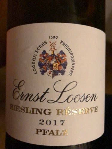 Ernst Loosen Riesling Réserve Vivino US