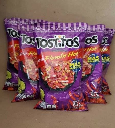 Buy 5 PACK TOSTITOS XTRA FLAMIN HOT MEXICAN CHIPS 65g EACH BAG Online At Lowest Price In India