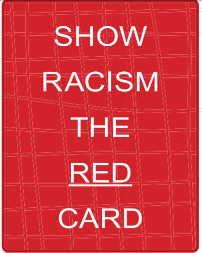 Show Racism The Red Card